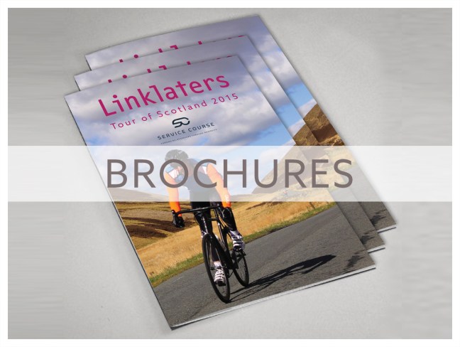 Brochures light Text